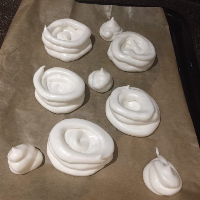 Making aquafaba (chickpea water) meringues Eating Ideas