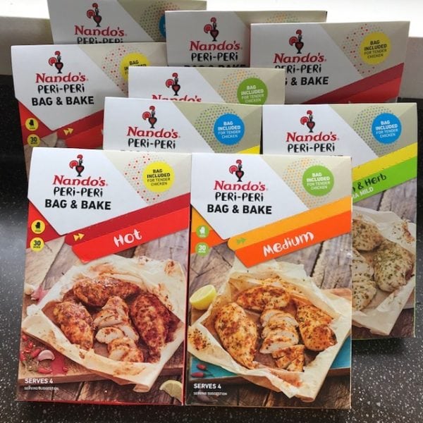 Win a bumper pack of Nando's PeriPeri Bag & Bake Eating Ideas